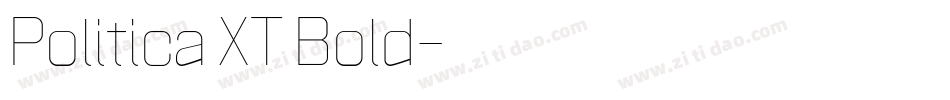Politica XT Bold字体转换